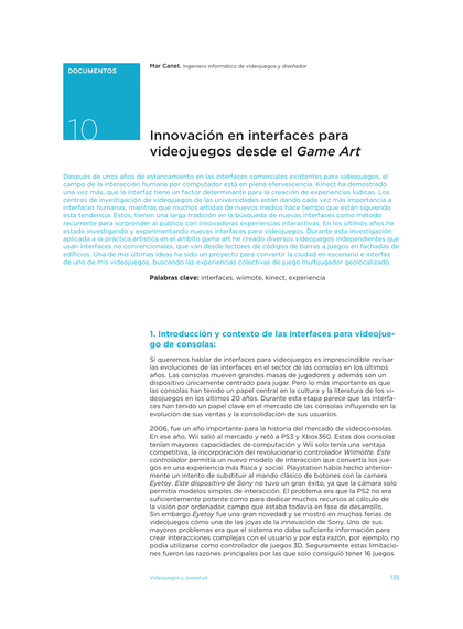 Thumbnail for Innovación en interfaces para videojuegos desde el Game Art